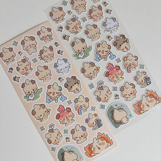 Atelier By Jo Puff Moods Sticker Sheet