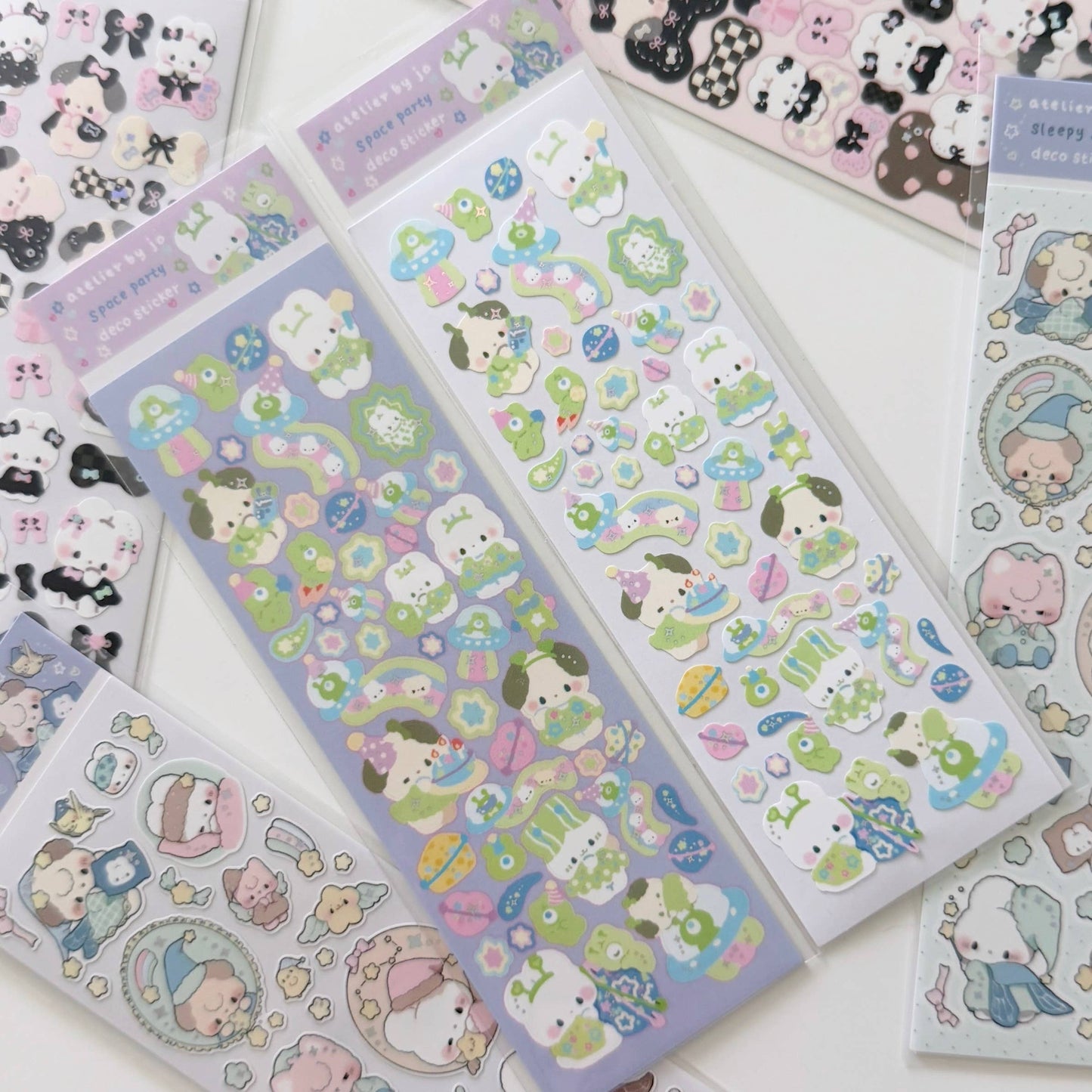 Atelier by Jo Space Party Deco Sticker Sheet