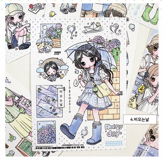 imtokki Rainy Day Sticker