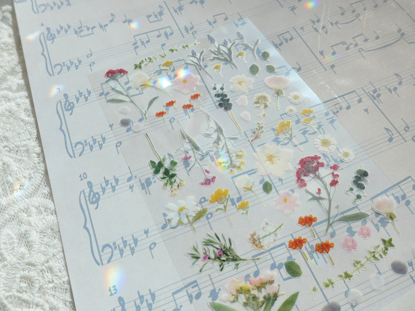 suatelier Flower Letter sticker