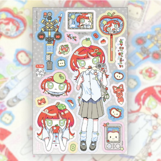 Ako, Aikong Apple Sheep's Memory Building Sticker