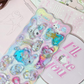 Q-LIA Twin Bunny Heisei Retro Water Sticker