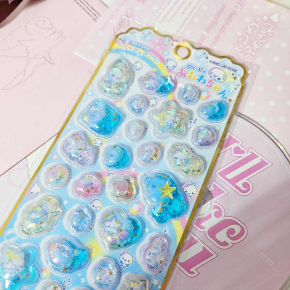 Kamio Water Aquatic Heisei Retro Water Sticker