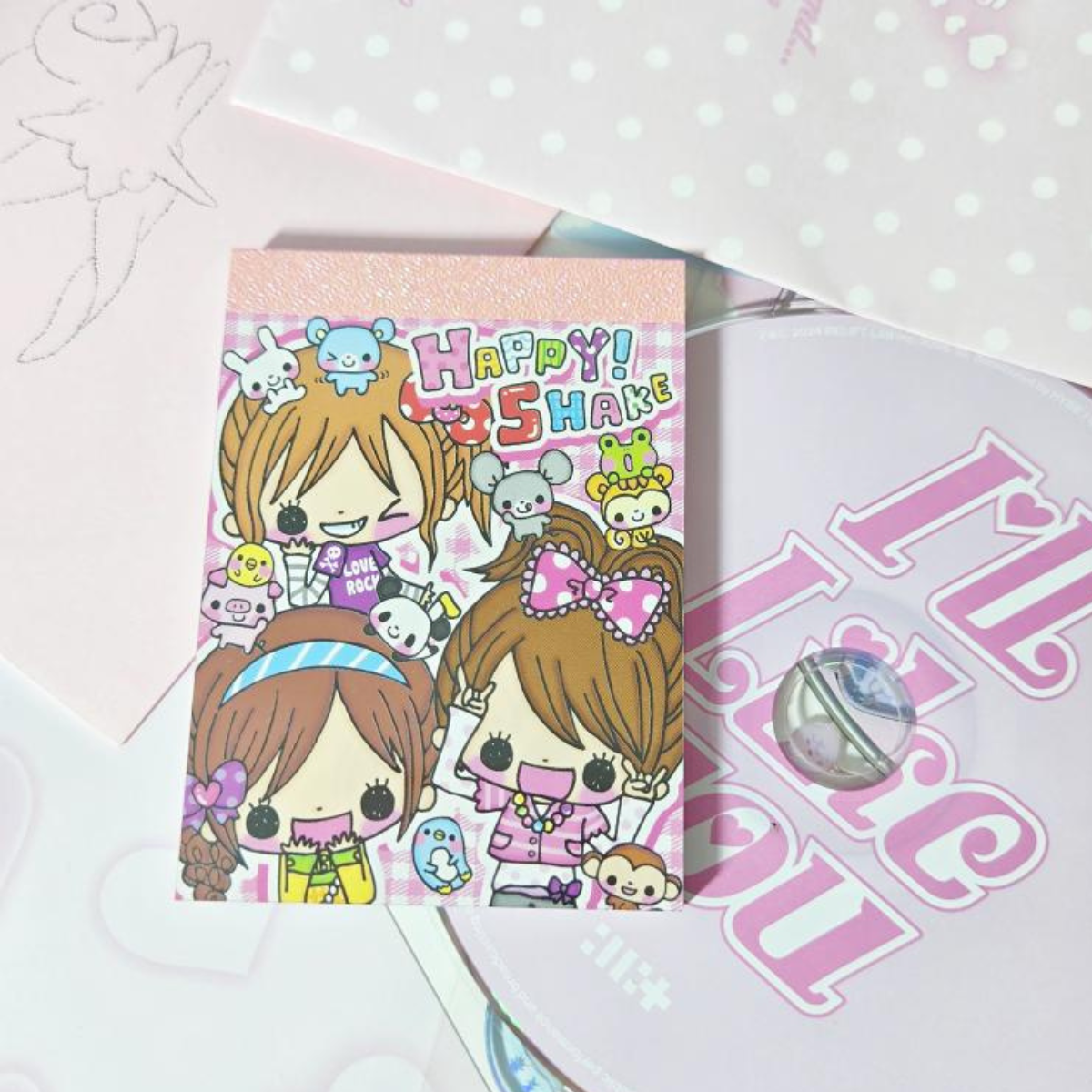 Q-LIA Happy Shake Heisei Retro Mini Memo Pad