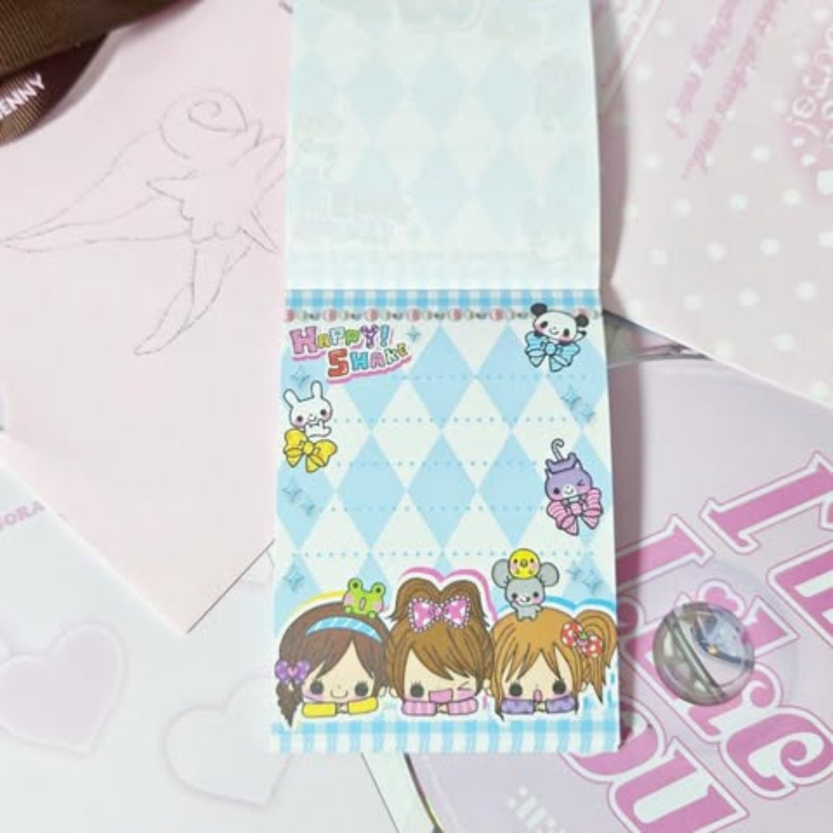 Q-LIA Happy Shake Heisei Retro Mini Memo Pad