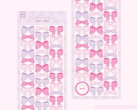 thefairyclub cupid's ribbon sticker