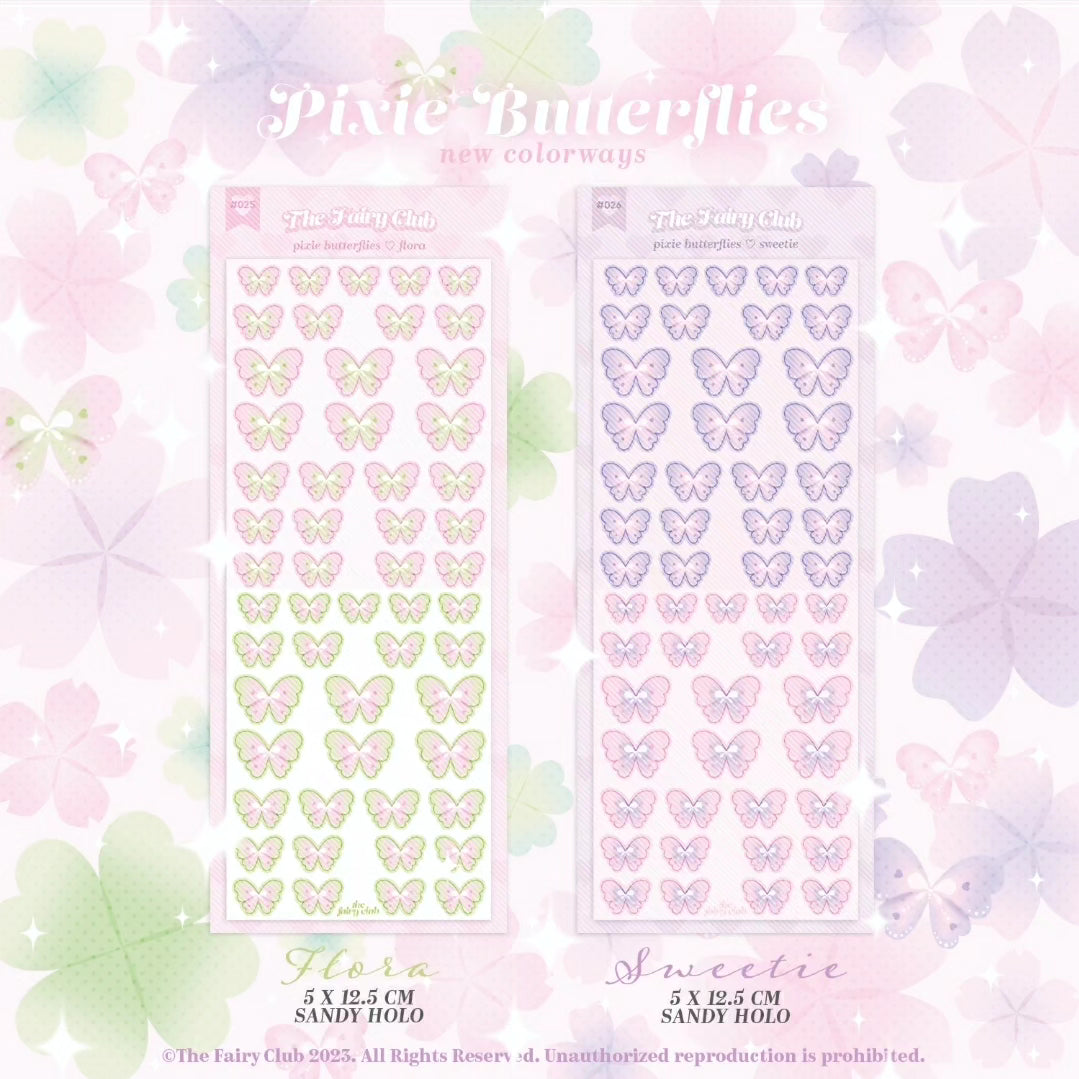 Thefairyclub pixie buttefly sticker [2 vars]