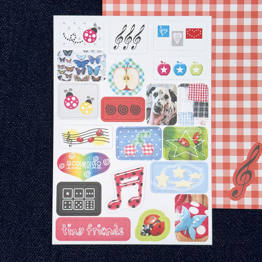 bitbybit ladybug mini deco sticker