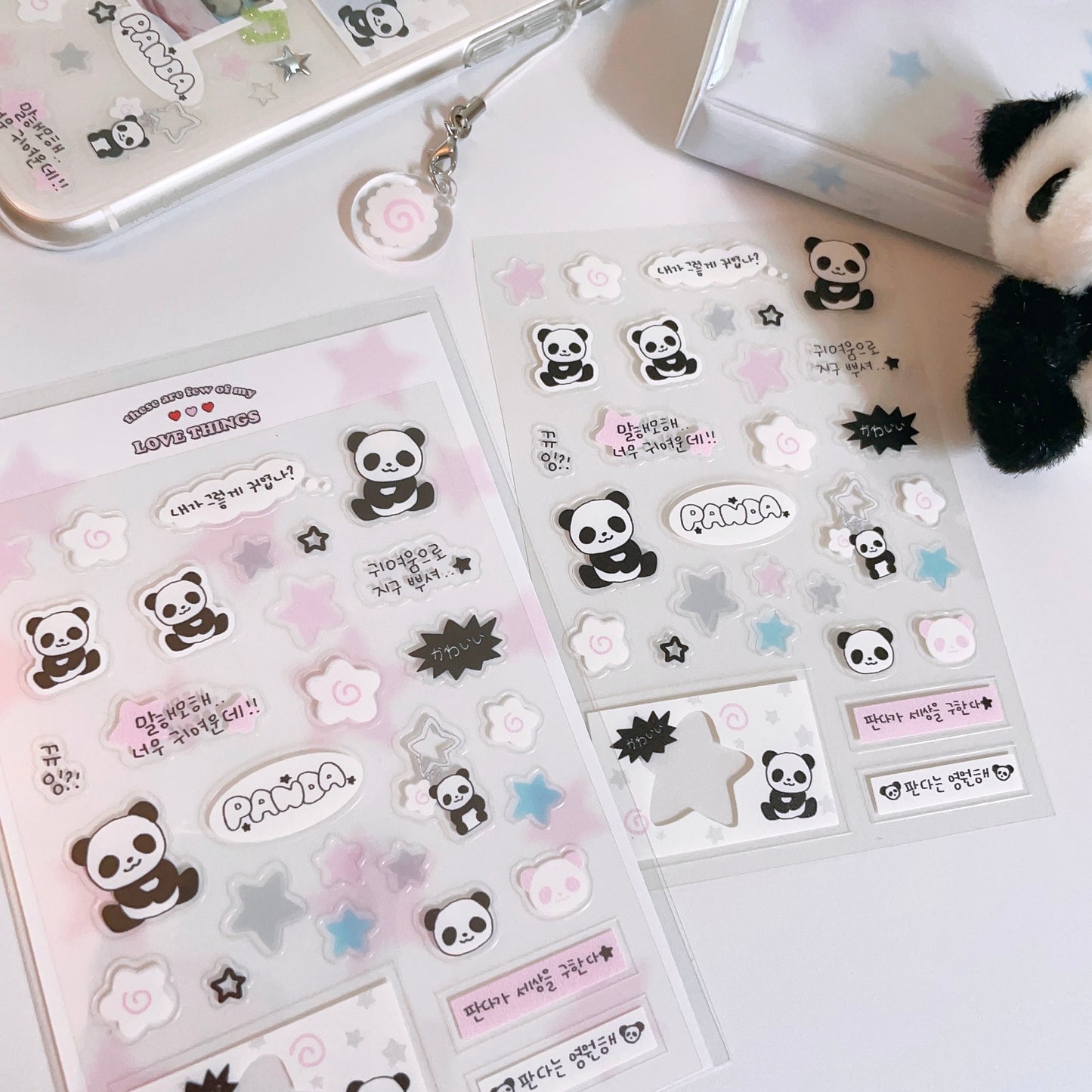 Love things Panda sticker