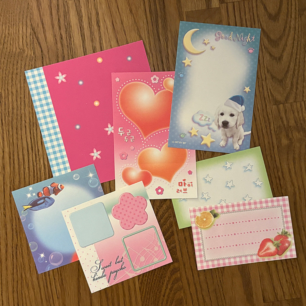 bitbybit lady 2000s paper sticker pack