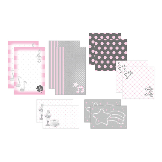 bitbybit pink grey sticker pack