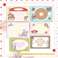 Invader Darling Mushroom Fairies in the Wood Memo Sticker Set