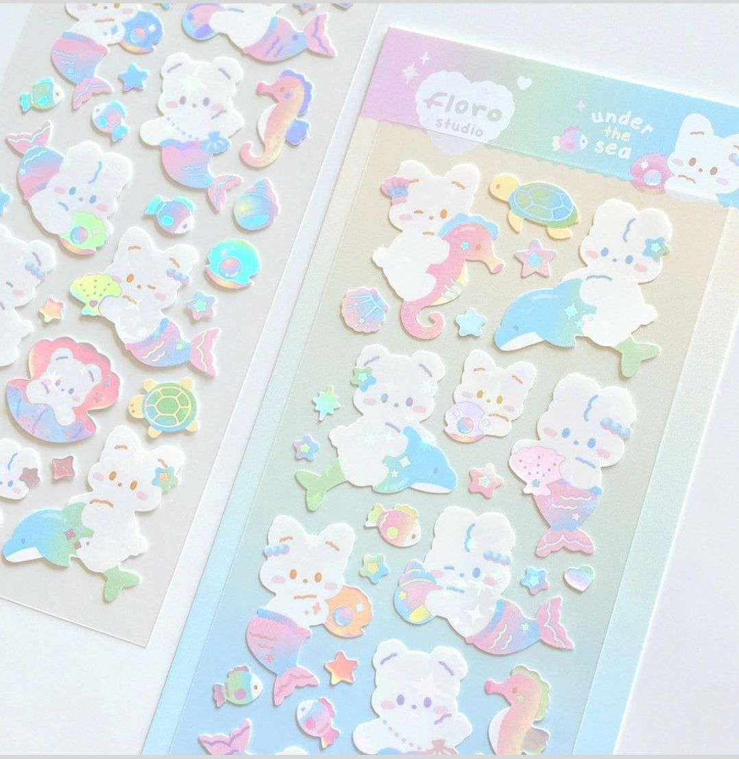 Floro studio under the sea sticker
