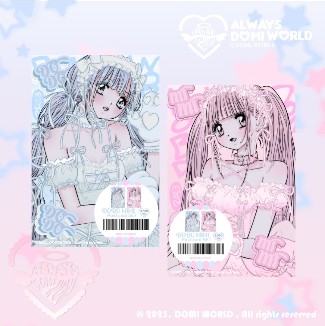 Domi mimi Lolita postcard set