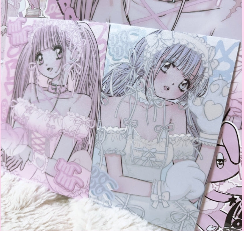 Domi mimi Lolita postcard set