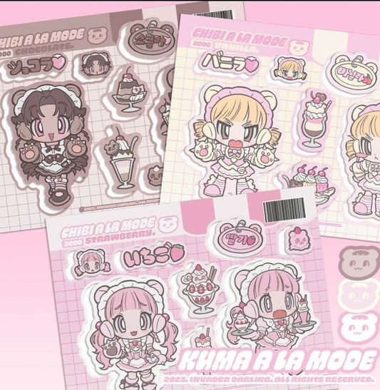 Invader darling kuma la mode sticker [3 vars]
