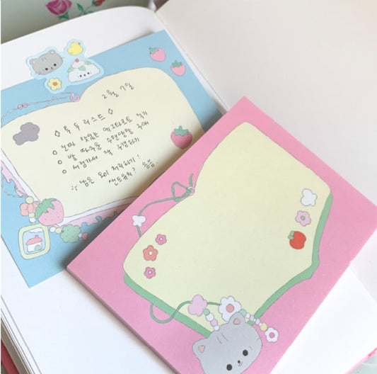 Boring Boring Cat Boss’s Diary Memo Pad