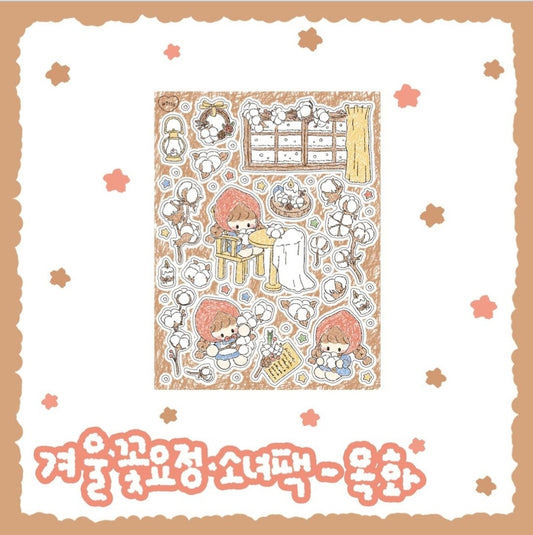Cotton Danchoo Cotton Winter Fairy Sticker