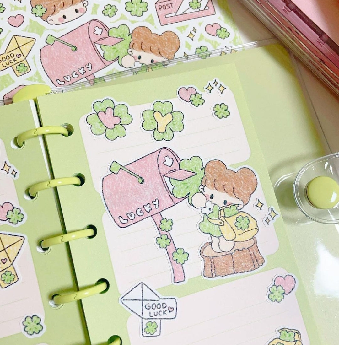 Cotton Danchoo Lucky Deliveries Sticker