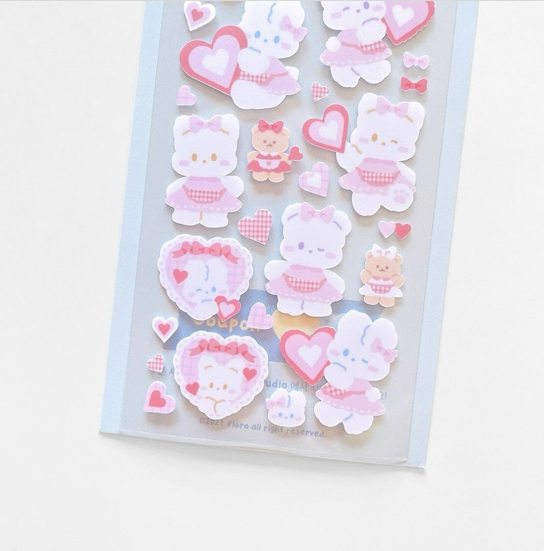 Floro Sticker Red Love Sticker