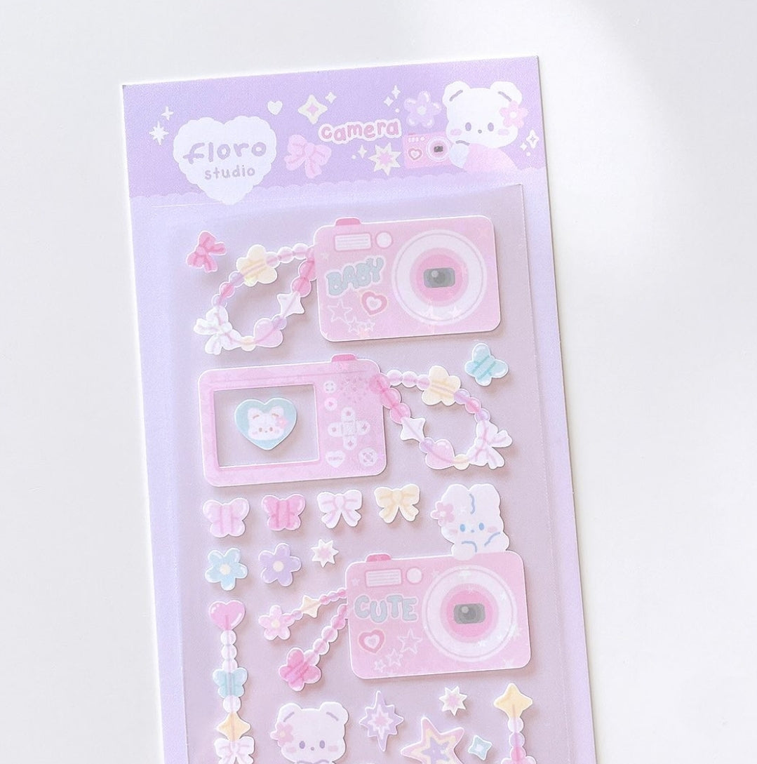 Floro Studio Camera-Deco Ver. Sticker