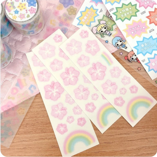 Love Things Hawaii Flower Sticker