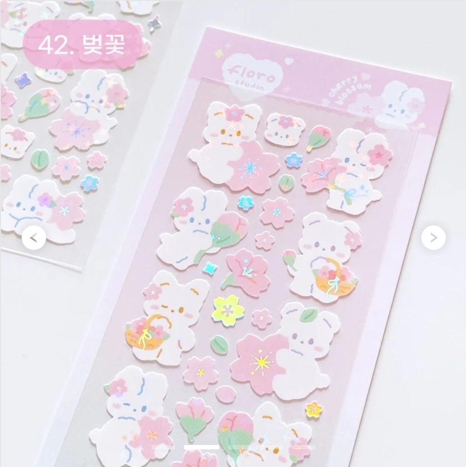 Floro studio cherry blossom sticker