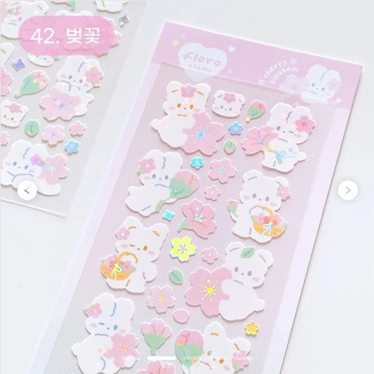 Floro studio cherry blossom sticker