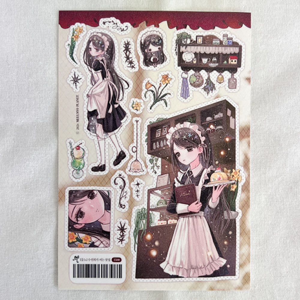 Meulnyo Teahouse where Daffodil Bloom Sticker