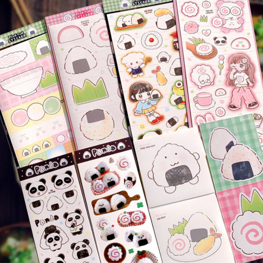 Pink Rue Naruto x Onigiri Sticker Pack