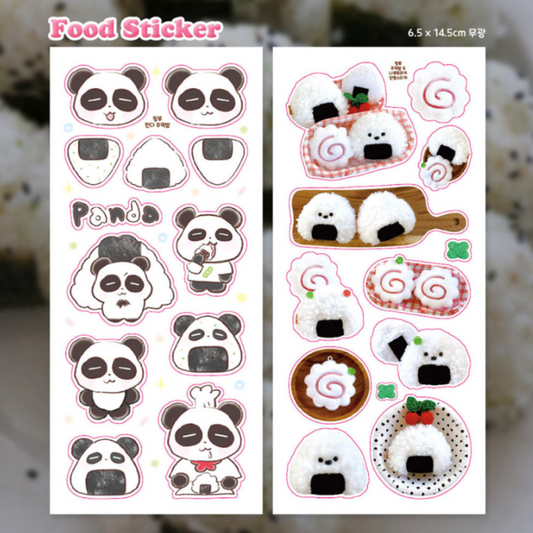 Pink Rue Onigiri Sticker (2 vars.)