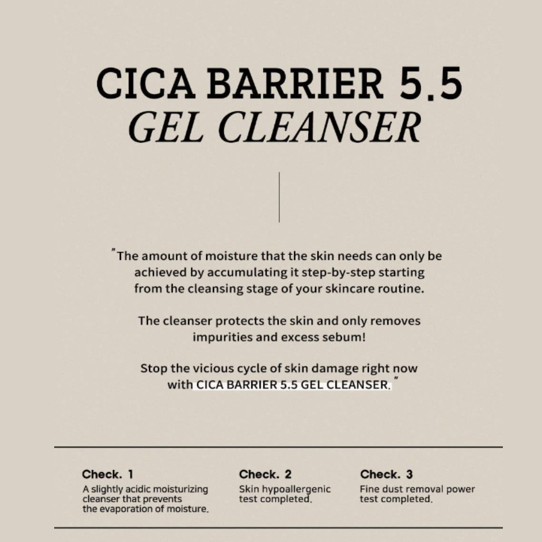 B.LAB CICA Barrier 5.5 Gel Cleanser 120ml