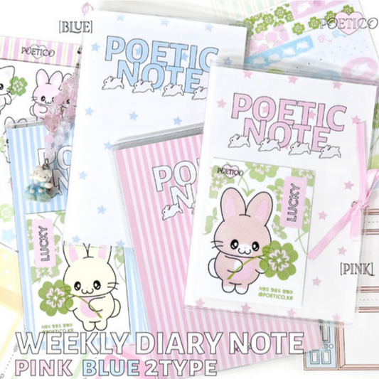 Poetico Weekly Planner Notebook [2 vars]