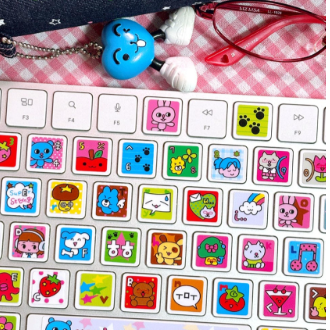 Monanbear Keyboard Sticker