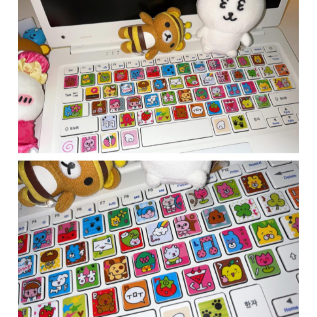 Monanbear Keyboard Sticker