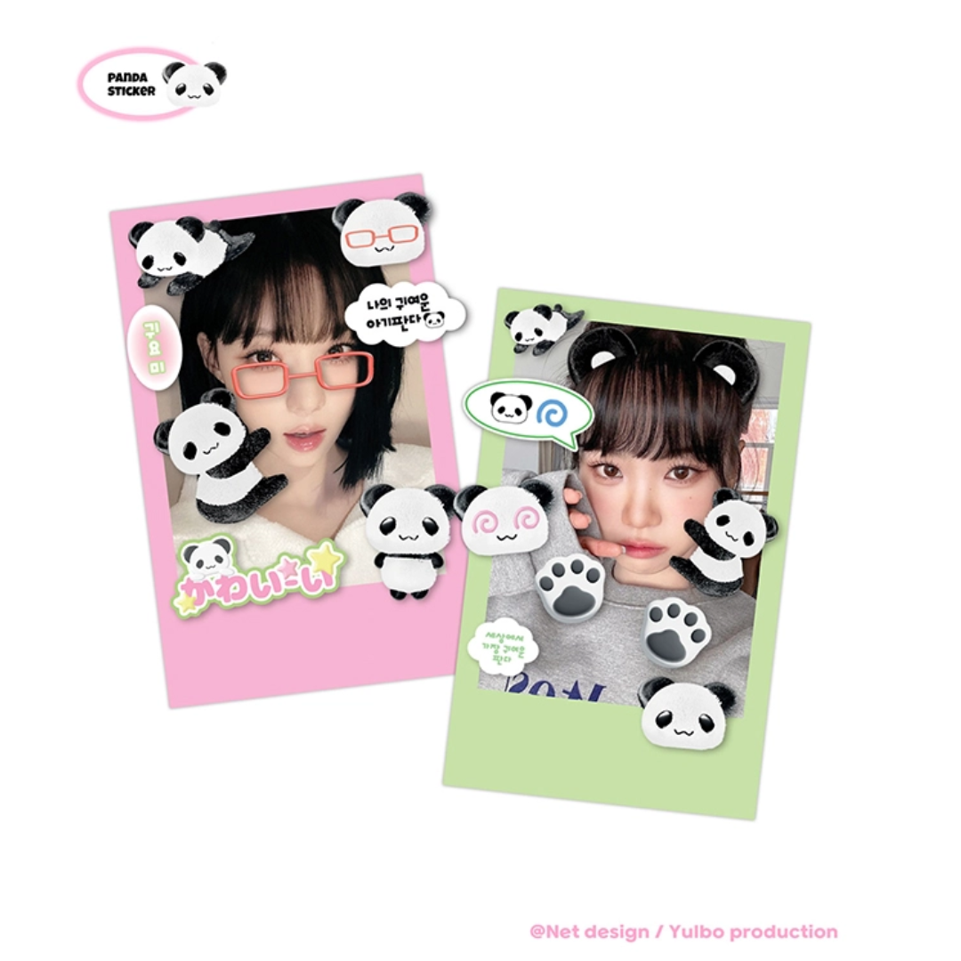 Yulbo Red Glasses Panda Sticker