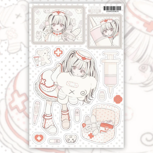 Sine Keem Nurse Doll Sticker