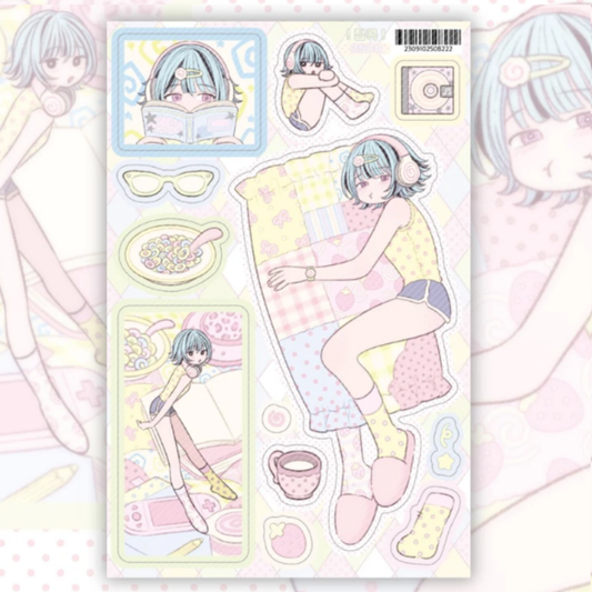 Sine Keem Stay at Home Sticker