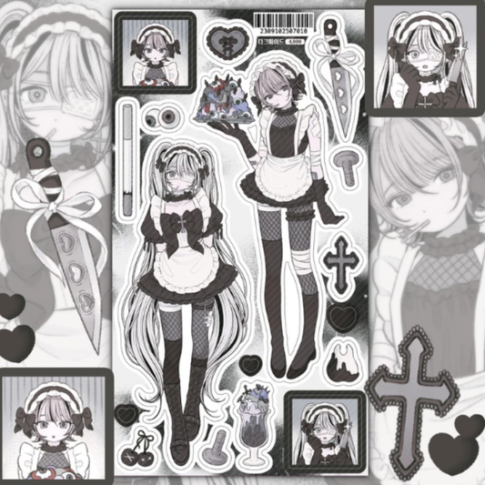 Sine Keem Dark Maid Sticker