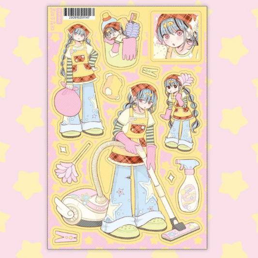 Sine Keem Cleaning Day Sticker