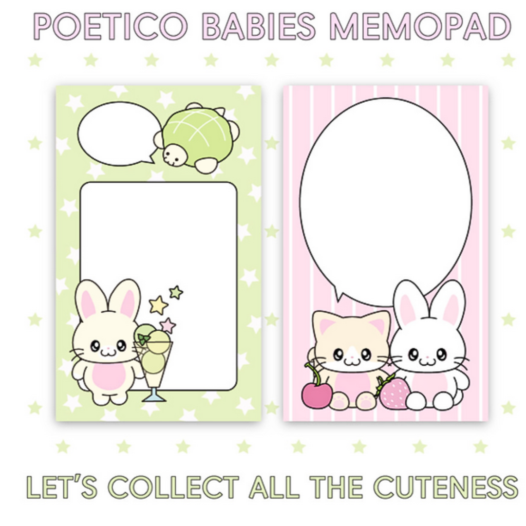 Poetico Fruit Mini Memo Pad [2 vars]