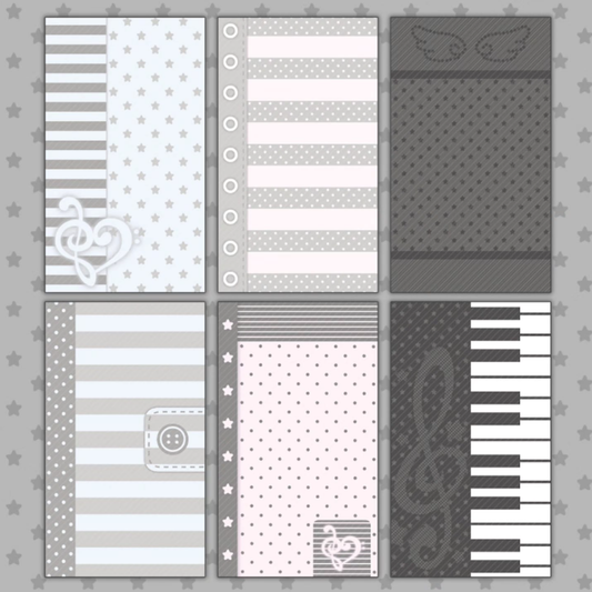 Sine Keem Monotone Memo Sticker Pack