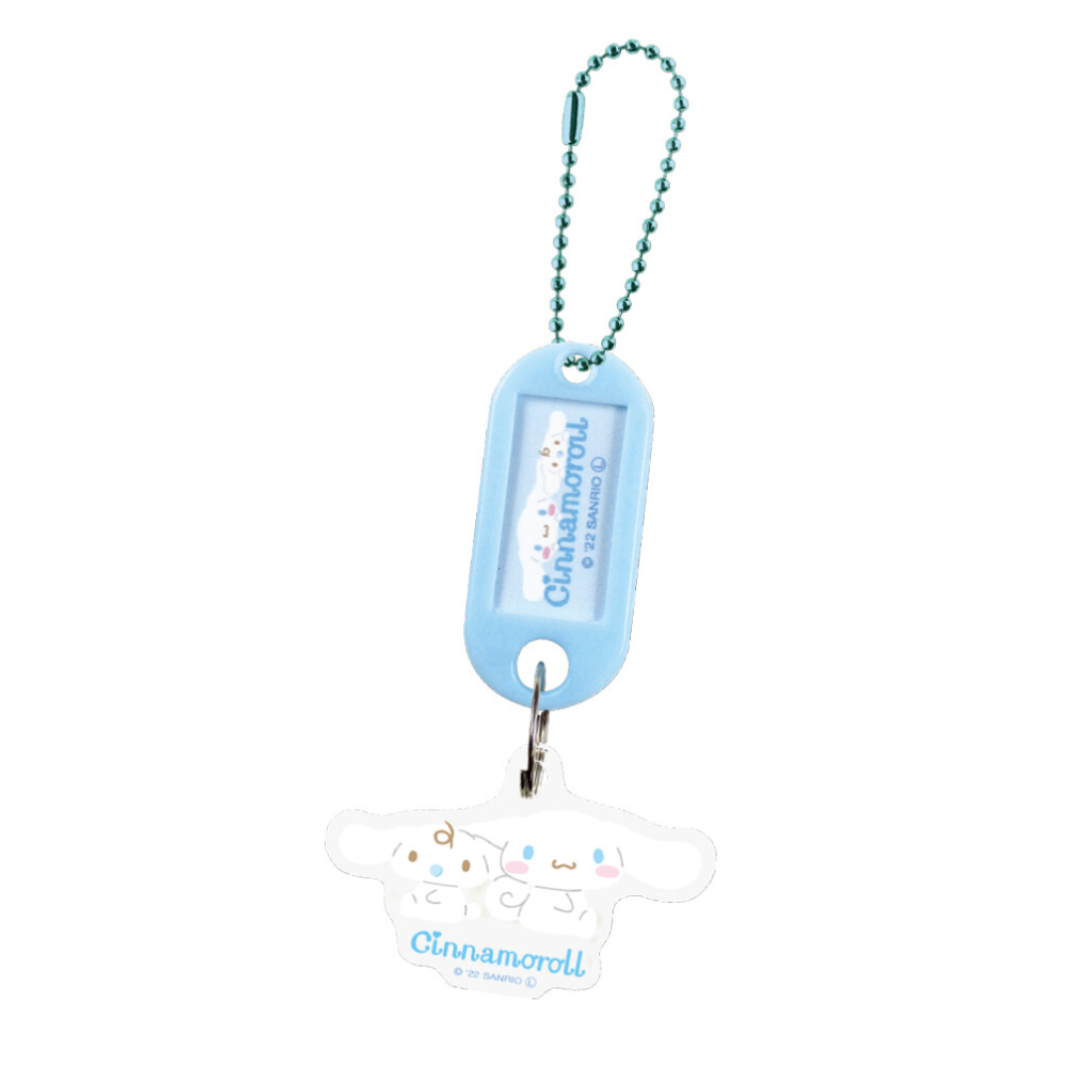 T's Factory- Sanrio Name Tag Key Holder Cinnamoroll Ver.