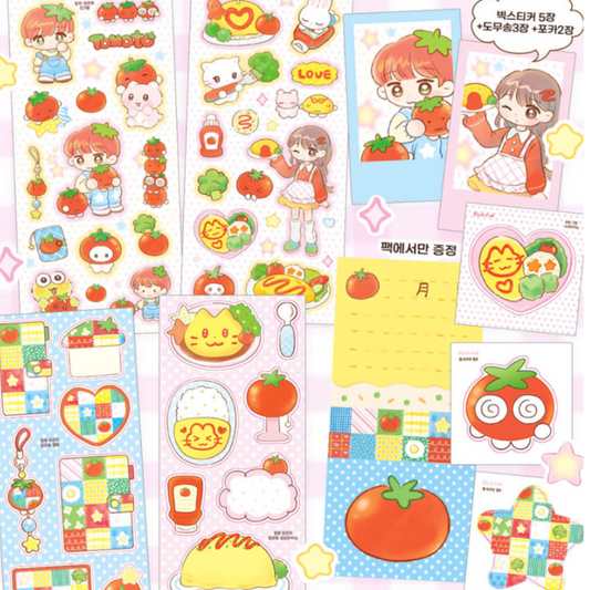 Pink Rue Tomato Sticker Pack