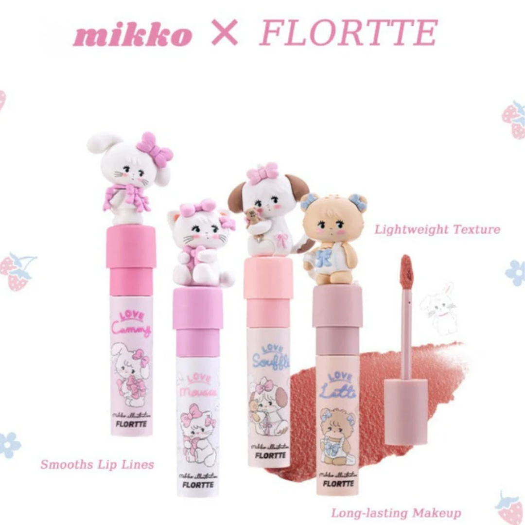 FLORTTE x Mikko Lip Cream: 4 shades