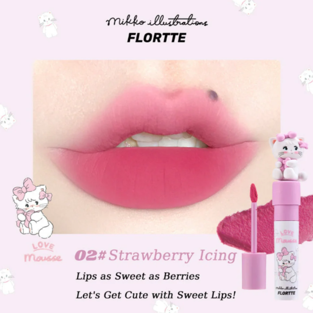 FLORTTE x Mikko Lip Cream: 4 shades