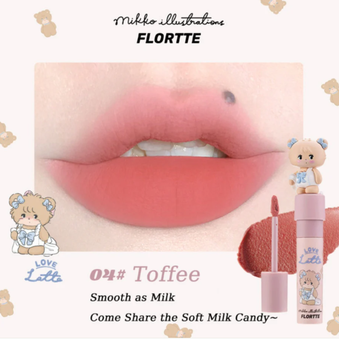 FLORTTE x Mikko Lip Cream: 4 shades