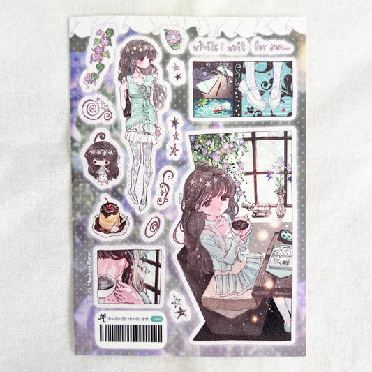 Meulnyo While Waiting For You Sticker