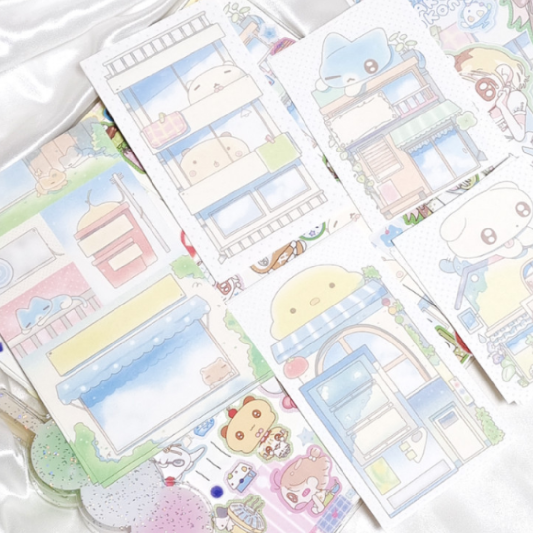 Ako, Aikong Refreshing Shop Memo Sticker (5 vars) – AsterliaStudio By Sonya
