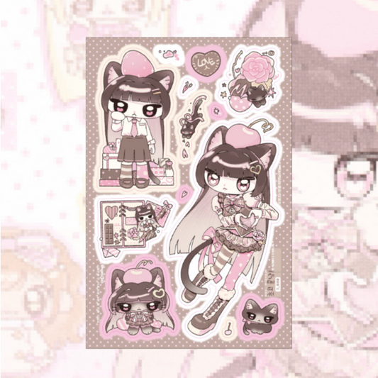 Ako, Aikong Choco Cool Cat Sticker